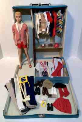 Vintage Barbie: Huge Lot 1960’s Ponytail Case, Ken Doll, Clothes & Accessories