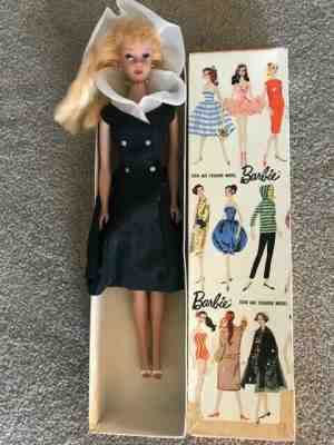 VINTAGE 1962 BARBIE AND FRIENDS IN ORIGINAL BOXES W/CARRYING CASE