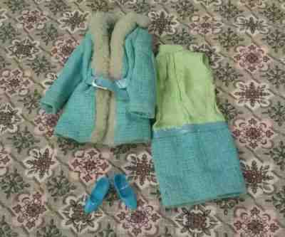 Vintage Barbie Julia Brrr Furrr Brr Furr coat dress shoes outfit 1000s+feedback