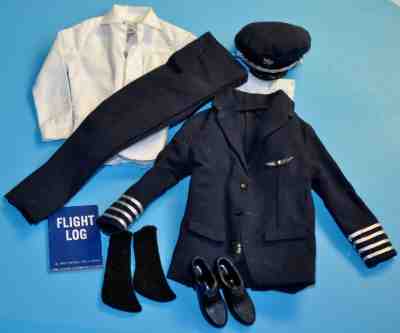 Vintage Barbie KEN AMERICAN AIRLINES CAPTAIN PILOT  (1964-65)  #0779 T.M.  VGUC