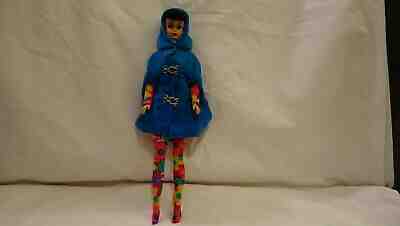 VINTAGE LOT OF FRANCIE BARBIE OUTFITS CLOTHES MOD 60'S FUR COAT LEATHER