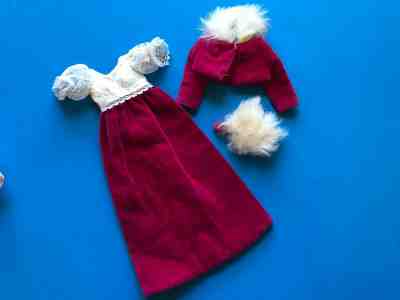 #1768 Waltz in Velvet 1970-1971 Francie doll outfit MOD vintage Barbie 