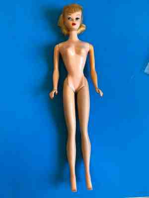 1961 Blonde Ponytail #5 Number 5 Vintage Barbie doll 