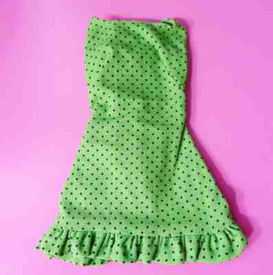 VHTF Vintage Barbie GREEN Variation SUN-Shiner DRESS MINT