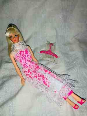 Vintage Tnt Platinum Barbie Doll Jump Into Lace#1823