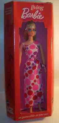 Vintage Dramatic Living Barbie Doll TNT Waist Blonde Hair #1116 TNT Box Poseable