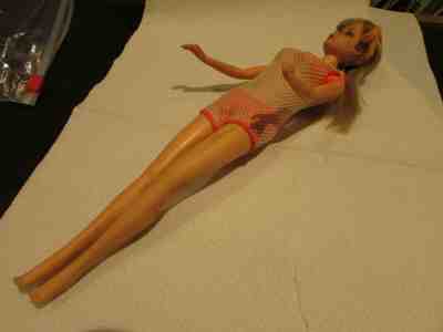 VINTAGE BARBIE DOLL, 1966 TWIST & TURN BARBIE w/orig. swim suit, BARBIE DOLLS NR
