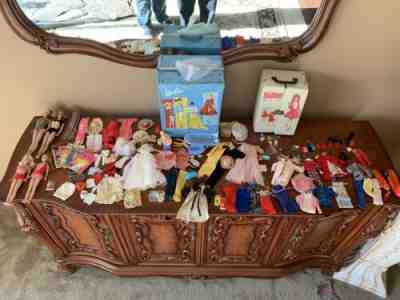 Vintage Barbie Lot Blonde Doll , Outfits, Asscessories , Case ETC 1961 1964