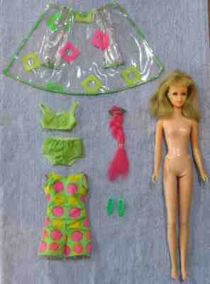 VINTAGE BARBIE OUTFIT 1213 FRANCIE PAZAM & FRANCIE TNT DOLL JAPAN BLONDE HAIR