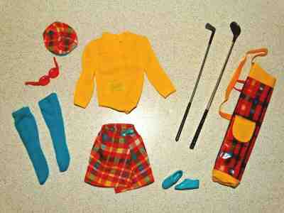 Barbie:  VINTAGE Complete GOLFING GREATS Outfit!