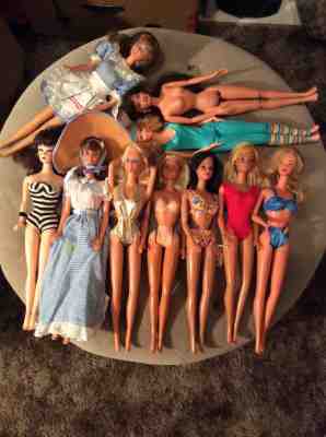 Lot of 10 Vintage Barbie and Friends!