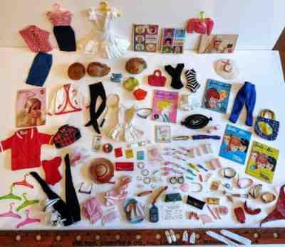 Vintage Barbie Clothing / Shoes / Stockings / HTF Accessories Lot
