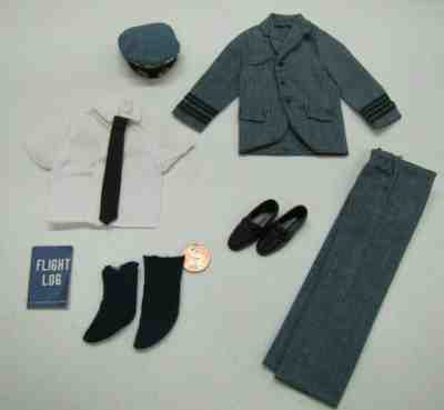 Vtg Barbie Doll KEN 1973 "UNITED AIRLINES PILOT" #7707 GUAG Complete Outfit Rare