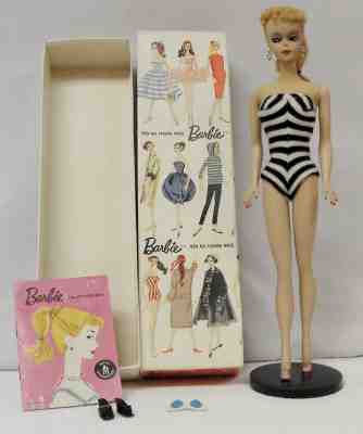 *RARE* Barbie Doll ONE 1959 **BARBIE #1** ORIG VINTAGE BLOND PONYTAIL  #850 NICE