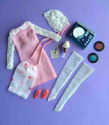 Vintage Barbie: Francie 1966 "Dance Party" Outfit #1257 - COMPLETE