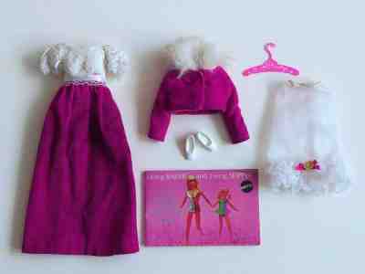 BARBIE 1970 FRANCIE outfit #1768 WALTZ IN VELVET *0RIGINAL* NM (- muff)