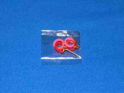 VINTAGE BARBIE FLOATING GARDENS EARRINGS 1696 VHTF NRFP RED PINK EARRINGS