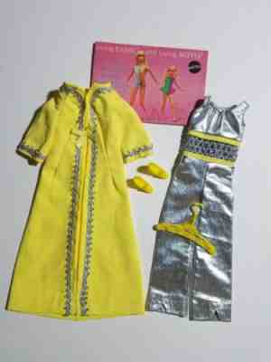 VINTAGE BARBIE SILVER POLISH (1969-1970) #1492 Complete Outfit 