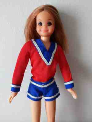Vint Original Barbie Skipper "TIFF" Doll in HTF Red White & Blues Outfit~Free Sh
