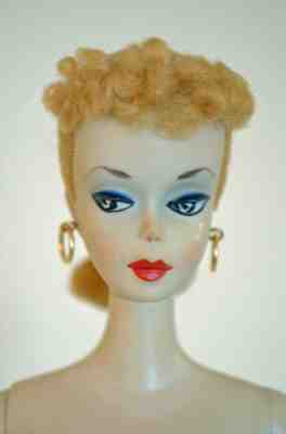 Vintage 1959 #1 first issue Barbie doll blonde ponytail rare handpainted face