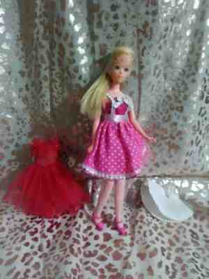 Htf RARE German Von Plasti Doll Peggy Barbie Francie Look Like