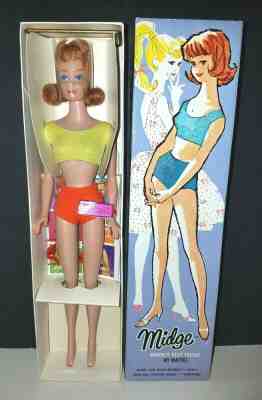 VINTAGE 1962 - 63 Titan Midge Barbies Best Friend * Original #860 * NIB * MINTY