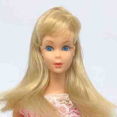 Vintage Barbie TNT Platinum Blonde - Jump Into Lace Pink Lace Jumpsuit #1823