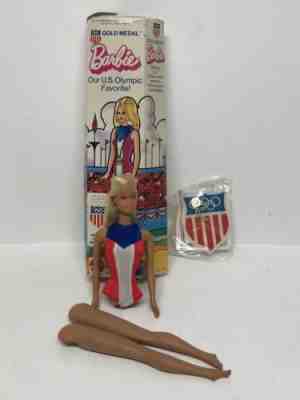 1975 Gold Medal Olympic Swimmer vintage Barbie doll Broken legs