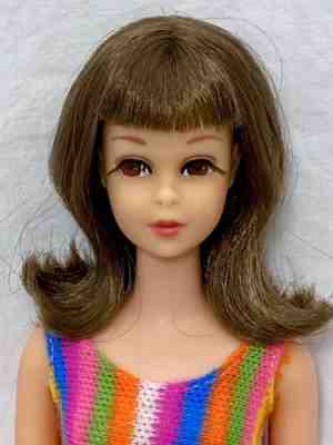 Vintage Mod Francie Doll Barbie Doll Cousin Twint N Turn Waist Bend Leg Brunette