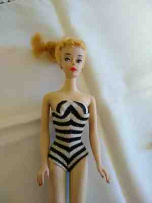 Barbie Doll Original 1959 #3 Blonde Mattel