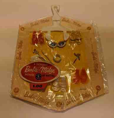 Vintage 1960s Mattel Barbie Accessory Pack MIP Glitter Heels Necklace ETC
