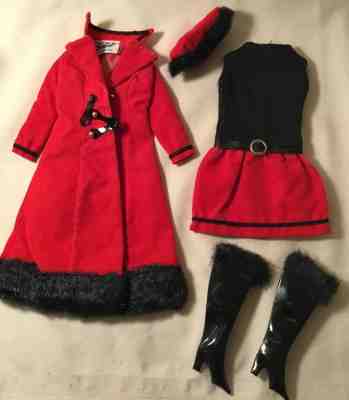 VINTAGE BARBIE Clothes #3418 Magnificent Midi 1971 Good Condition