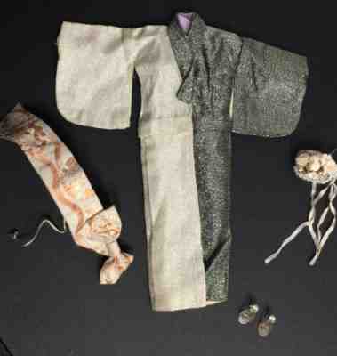 Vintage Barbie Japanese Exclusive 901 B Kimono Obi Shoes Bouquet All Original