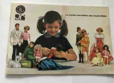 Vintage Barbie Mattel FRENCH International Department Store Toy Catalog Mid 60s