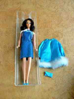 Vintage Flip Hair TNT Barbie in Sear Exclusive 'Beautiful Blues' #3303 (1967)