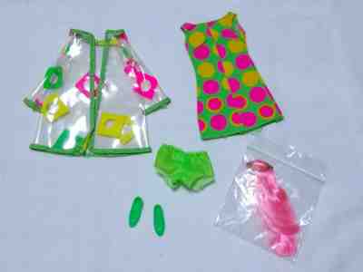 Vintage Barbie Francie Pazam #1213 - Culotte Dress Braid Coat Briefs Shoes
