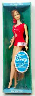 Vintage 1967 Mattel Stacey Doll Barbie's New Friend Copper Penny Hair No. 1165