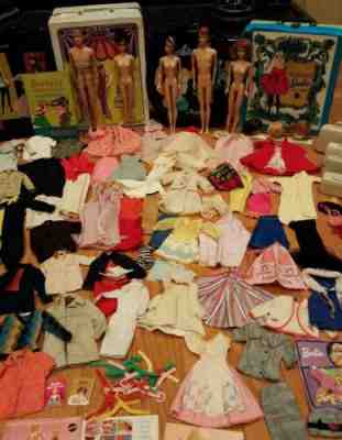 SUPER HUGE Lot Vintage Barbie and Ken Dolls Clothes And Accessories