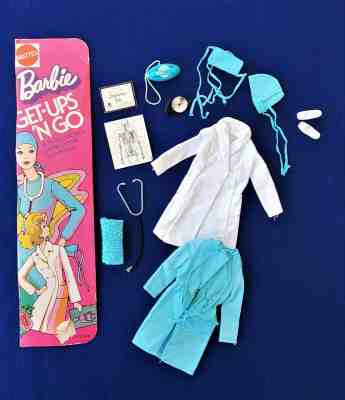 Vintage Barbie 1973 Get Ups 'N Go Fashion #7700 Doctor  NMINT & Complete!