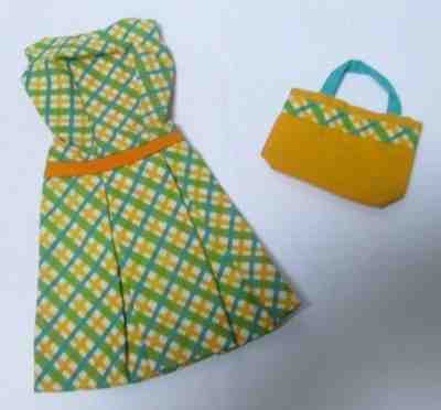 1966 VERY RARE MINT BARBIE SET~COLOR MAGIC FASHION DESIGNER DRESS BAG 4040 CRISP