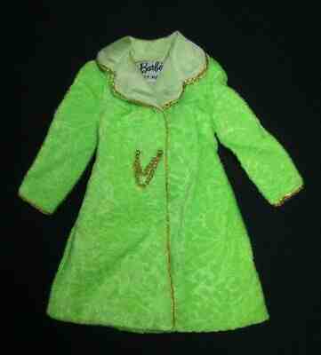 AUCTION Vintage Barbie VELVET VENTURE #1488 > Acid Green Velvet Coat