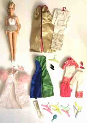 VTNG Barbie Doll + Clothes Lot-Fun Flakes, FORMAL OCCASION, patio party + More