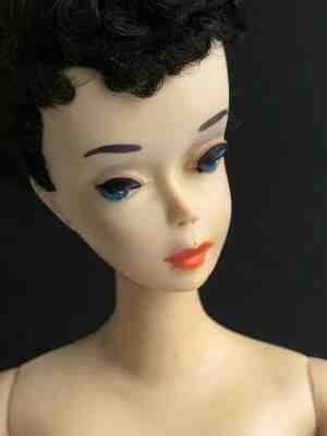 Vintage Barbie #3Ponytail brown eyeliner all original make-up,all acces.TM disc 