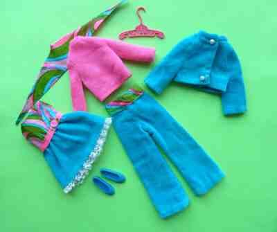 Vintage Barbie: Skipper 1970 HTF "Triple Treat" Outfit #1748 - Complete & NM