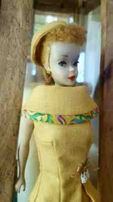 vintage Barbie #3 blond ponytail Braid wearing OOAK Fashion Editor