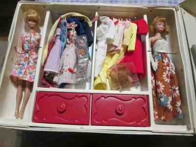 barbie and midge doll case 1963