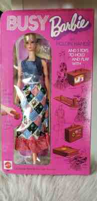 BUSY BARBIE Doll in Mint Box Vintage 1970's 1971 with Holdin' Hands Rare New