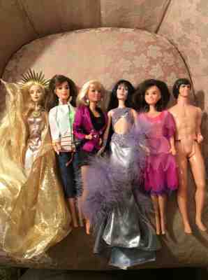 Lot of 6 1970’s and 80’s Barbie and Friends!