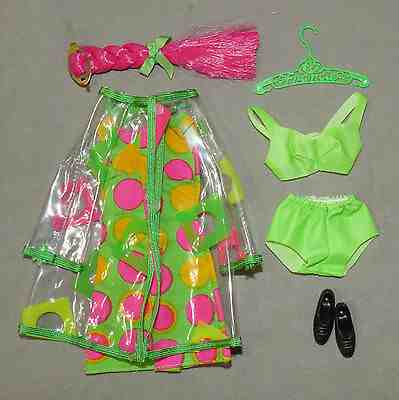 Barbie 1960s FRANCIE Clothes VINTAGE 1968 - 1969 Rain Coat Dress PAZAM CELLO