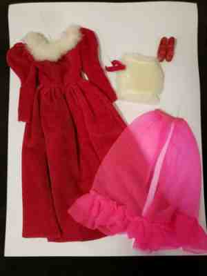 RARE 1972 ROYAL VELVET MISS AMERICA BARBIE DOLL FASHION #3215 COMPLETE 